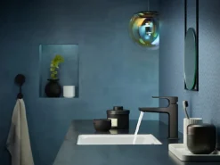 Hansgrohe Einhebelmischer<Metropol Einhebel-Waschtischmischer 110 mit Hebelgriff und Push-Open A
