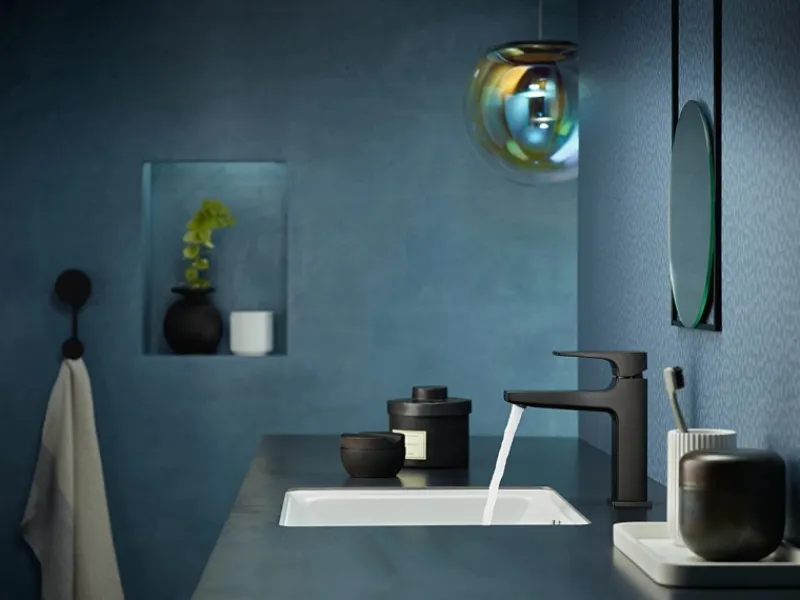 Hansgrohe Einhebelmischer<Metropol Einhebel-Waschtischmischer 110 mit Hebelgriff und Push-Open A
