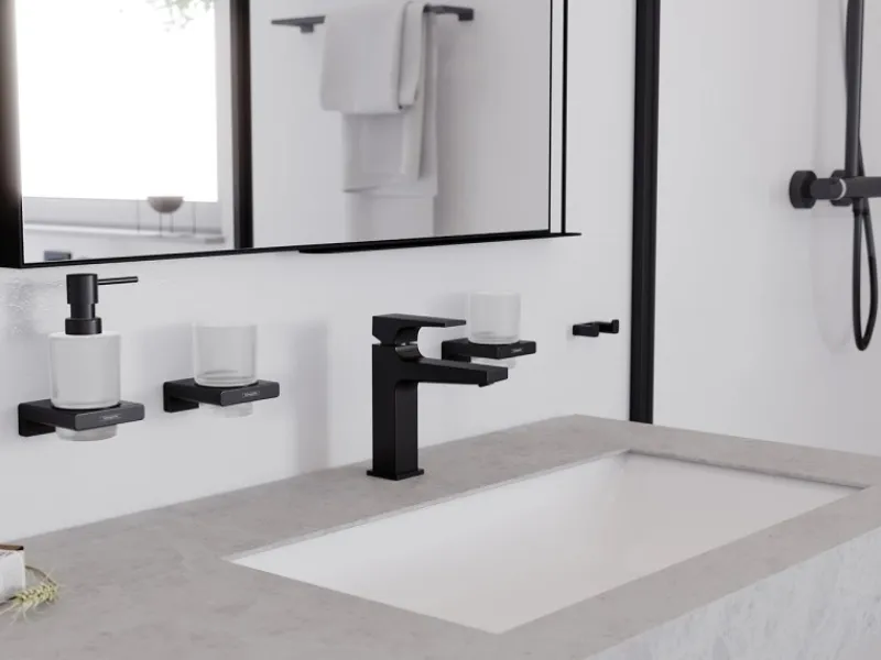 Clearance Hansgrohe Metropol Einhebel-Waschtischmischer 110 mit Hebelgriff und Push-Open A