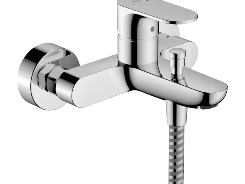 Hansgrohe Einhebelmischer<Rebris S Einhebel-Wannenmischer Aufputz Chrom