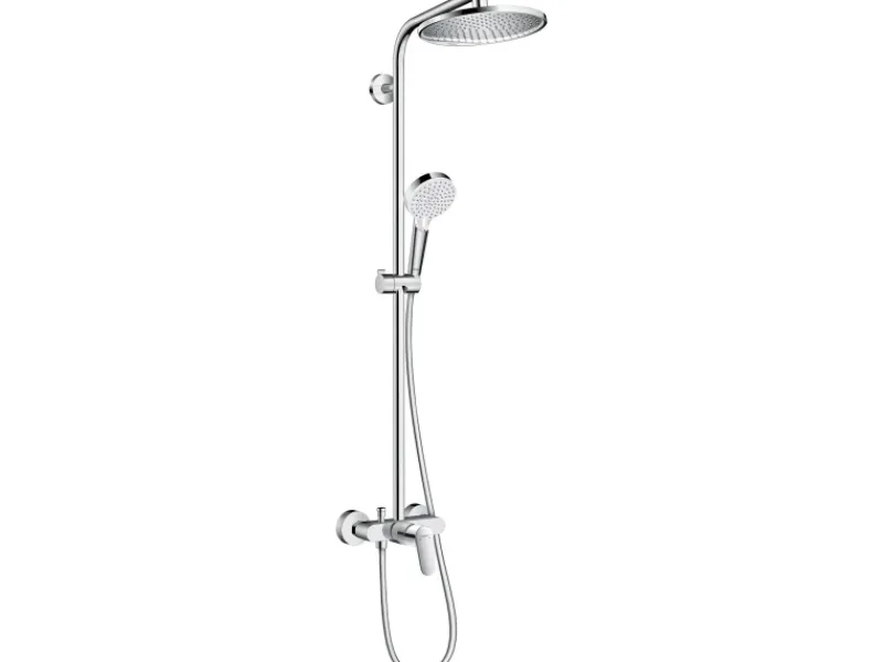 Hansgrohe Einhebelmischer<Showerpipe 240 Crometta S 1jet mit Einhebelmischer Chrom