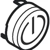 Hansgrohe Symbol ON/OFF Weiß< Ersatzteile Küchenarmatur