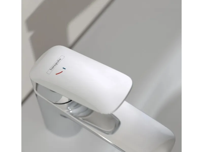Outlet Hansgrohe Waschtischarmatur Logis 70 CoolStart EcoSmart Chrom mit Ablaufgarnitur