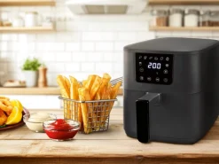 Heißluftfritteuse 4,5 l 1.400 W< Haushaltsgeräte