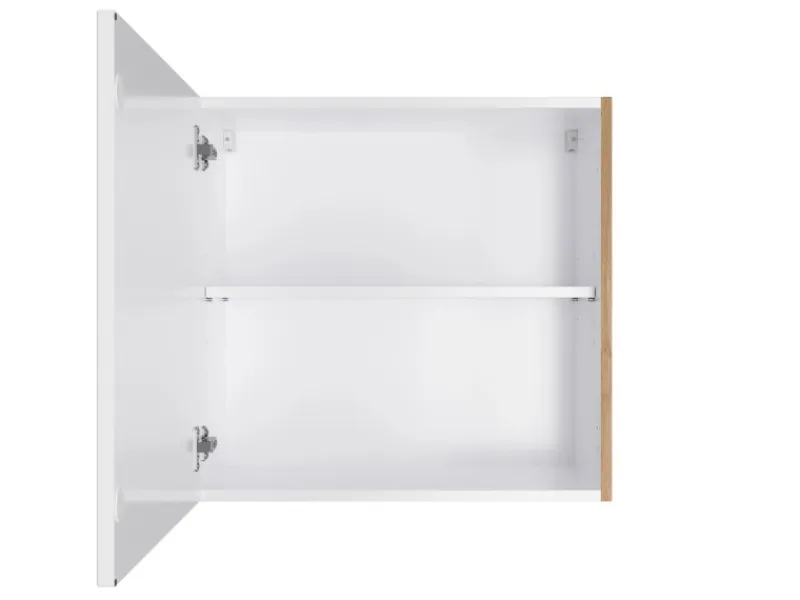 Held Möbel Held Küchen Hängeschrank Kempten 60 cm Weiß/Wotan< Küchenschränke
