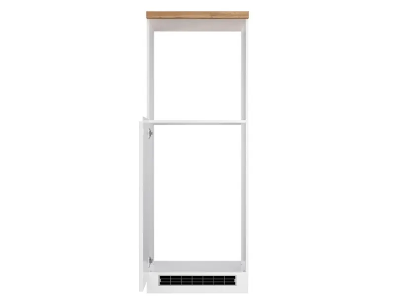 Held Möbel Held Küchen Kühl-Umbauschrank Gera 60 cm Weiß/Wotan< Kücheninseln|Kühlschränke