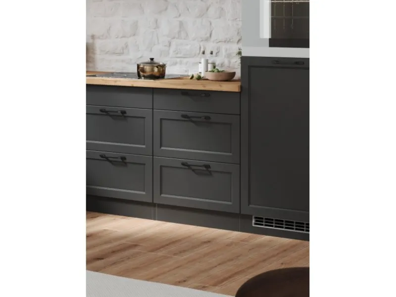 Held Möbel Kochfelder<Held Küchen Kochfeldschrank Kempten 60 cm Grau/Graphit