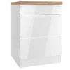 Held Möbel Kochfelder<Held Küchen Kochfeldumschrank Gera 60 cm Weiß/Wotan