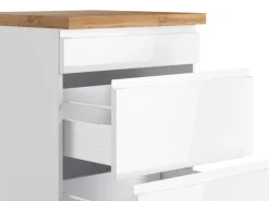 Held Möbel Kochfelder<Held Küchen Kochfeldumschrank Gera 60 cm Weiß/Wotan