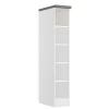 Best Held Möbel Held Küchen Offenes Regal Gera 30 cm Weiß/Beton