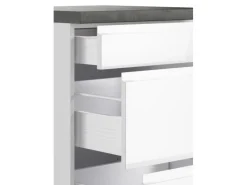 Held Möbel Küchenschränke<Held Küchen Unterschrank Gera 180 cm Weiß/Beton
