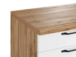 Clearance Held Möbel Held Küchen Winkelküche Kempten 420 cm Weiß/Wotan ohne E-Geräte