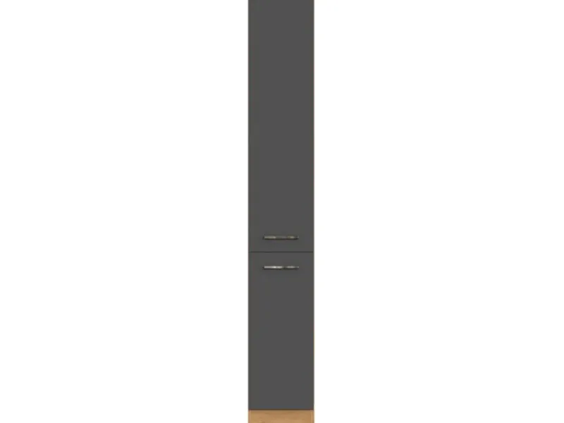Held Möbel Apothekerschrank Sorrento 30x200x60cm 2 Auszüge Ant.-Wotan< Gefrierschränke|Kühlschränke