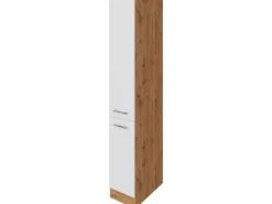 Held Möbel Gefrierschränke<Apothekerschrank Sorrento 30x200x60cm 2 Auszüge Weiß-Wotan.