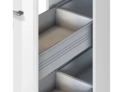 Clearance Held Möbel Küchen-Apothekerschrank Mailand 30 cm Hochglanz / Weiß