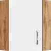Held Möbel Kühlschränke|Küchenschränke<Küchen-Eck-Hängeschrank Sorrento BxHxT 60cmx57cmx60cm Weiß-WotanEiche