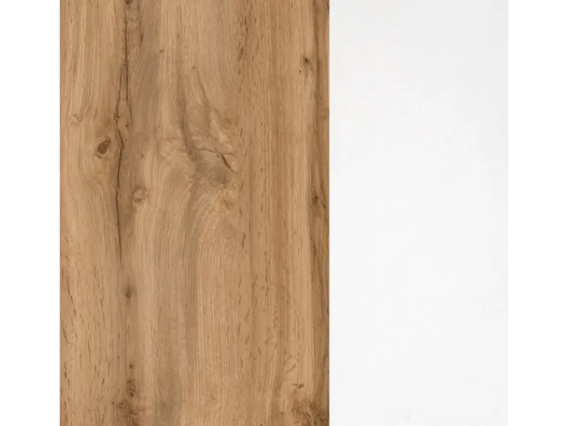 Held Möbel Kühlschränke|Küchenschränke<Küchen-Eck-Hängeschrank Sorrento BxHxT 60cmx57cmx60cm Weiß-WotanEiche