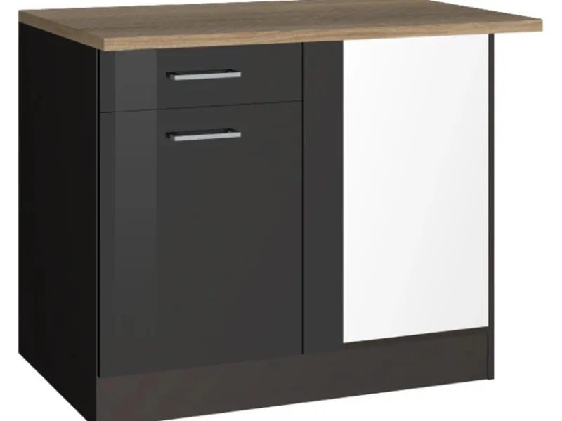 Held Möbel Küchenschränke<Küchen-Eckschrank Mailand 110 cm Hochglanz /
