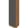 Held Möbel Küchen-Gefrierschrankumbau Sorrento 60x200x60 cm Anthr.-WotanEiche< Küchenschränke