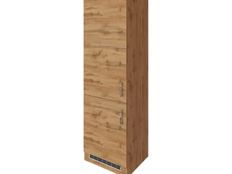 Clearance Held Möbel Küchen-Gefrierschrankumbau Sorrento B60 x H200 x T60 cm Wotaneiche