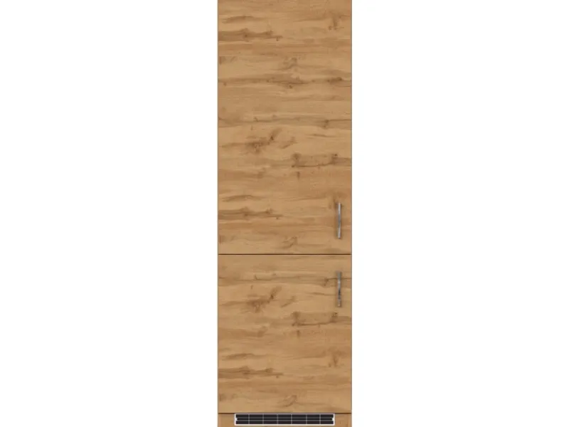 Clearance Held Möbel Küchen-Gefrierschrankumbau Sorrento B60 x H200 x T60 cm Wotaneiche