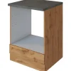 Held Möbel Single-Küchen|Pantryküchen<Küchen-Herdumbau Sorrento B60 x H85 x T60cm Nische f. Ofen Wotaneiche