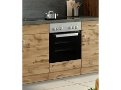 Held Möbel Single-Küchen|Pantryküchen<Küchen-Herdumbau Sorrento B60 x H85 x T60cm Nische f. Ofen Wotaneiche