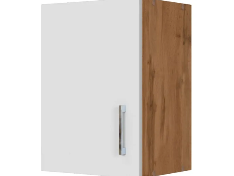 Held Möbel Küchen-Hängeschrank Sorrento BxHxT 40cm x 57cm x 34cm Weiß-Wotaneiche< Küchenschränke