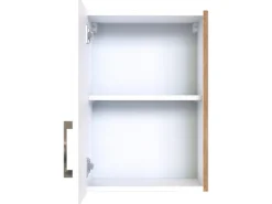 Held Möbel Küchen-Hängeschrank Sorrento BxHxT 40cm x 57cm x 34cm Weiß-Wotaneiche< Küchenschränke