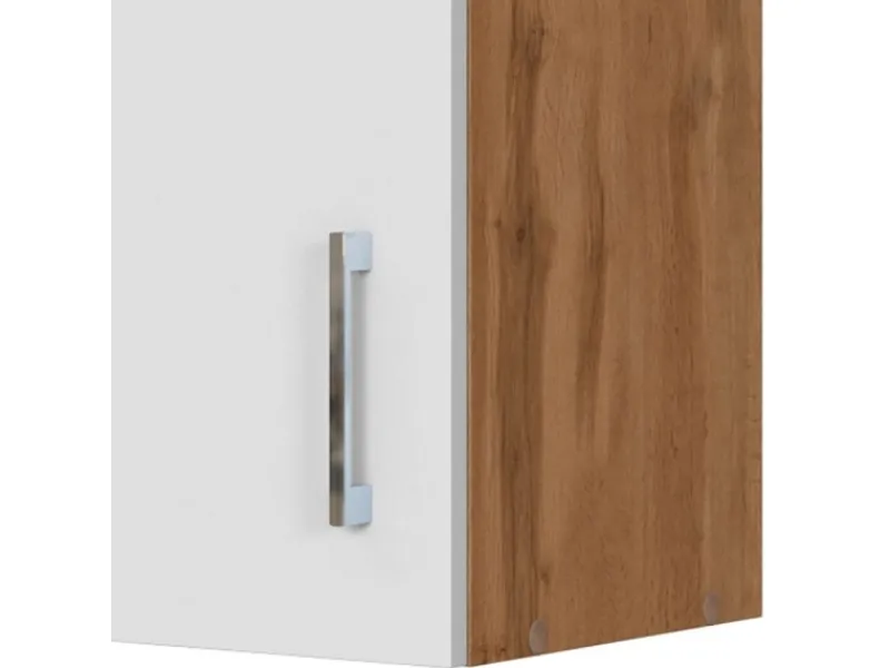 Held Möbel Küchen-Hängeschrank Sorrento BxHxT 40cm x 57cm x 34cm Weiß-Wotaneiche< Küchenschränke