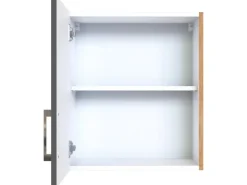 Outlet Held Möbel Küchen-Hängeschrank Sorrento BxHxT 50x57x34cm Anthrazit-Wotaneiche