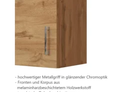 Online Held Möbel Küchen-Hängeschrank Sorrento BxHxT 50x 57x 34cm Wotaneiche-Wotaneiche