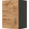 Held Möbel Küchen-Hängeschrank Sorrento BxHxT 40cmx57cmx34cm WotanEiche-Grafit< Gefrierschränke|Küchenschränke