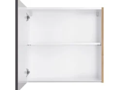 New Held Möbel Küchen-Hängeschrank Turin 60 cm Graphit/Wotaneiche Graphit-Wotaneiche