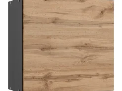 Held Möbel Küchen-Hängeschrank Turin 60 cm Wotaneiche/Graphit Wotaneiche-Graphit