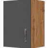Online Held Möbel Küchen-Hängeschrank Sorrento BxHxT 40x57x34cm Anthrazit-Wotaneiche