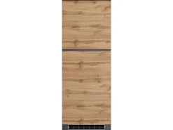 Held Möbel Küchen-Kühlschrankumbauschrank Turin 60 cm Wotaneiche/Graphit< Kühlschränke