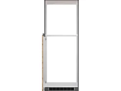 Clearance Held Möbel Küchen-Kühlschrank/Ofenumbauschrank Turin 60 cm Wotaneiche/Graphit Wotaneiche-Graphit