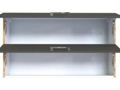 Sale Held Möbel Küchen-Klapphängeschrank Sorrento 100x57x34cm Anthra.-WotanEiche