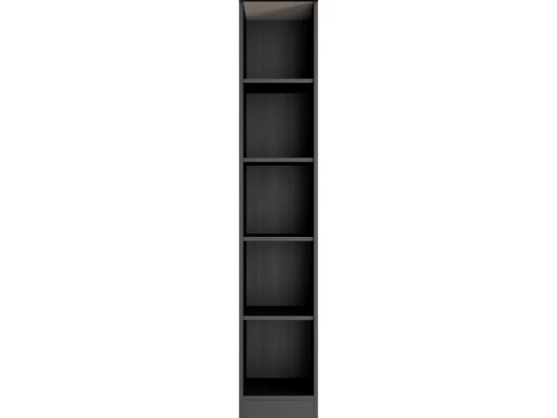 Held Möbel Küchen-Midi-Regal Turin 30 cm Wotaneiche/Graphit< Küchenregale