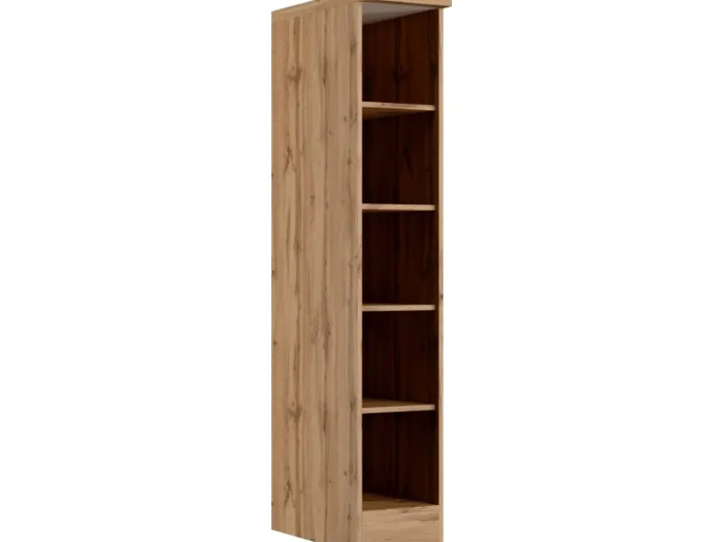 Held Möbel Kücheninseln|Küchenregale<Küchen-Midi-Regal Turin 30 cm Graphit/Wotaneiche
