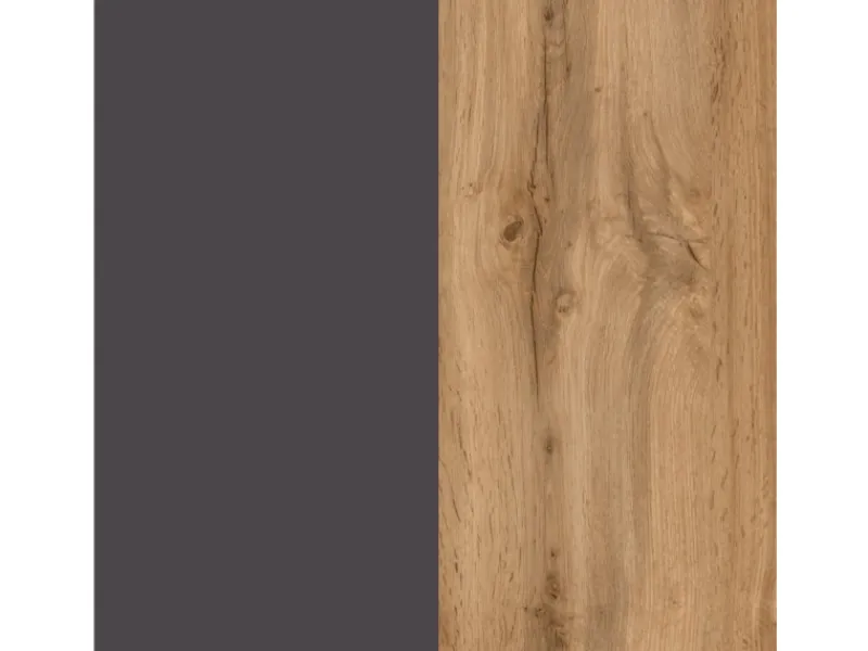 Held Möbel Küchenschränke<Küchen-Spülenunterschrank Turin 120 cm mit 2 Türen Wotaneiche/Graphit