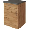 Held Möbel Küchen-Unterschrank Sorrento 50x85x60cm 1 Auszug WotanEiche< Kühlschränke|Küchenschränke