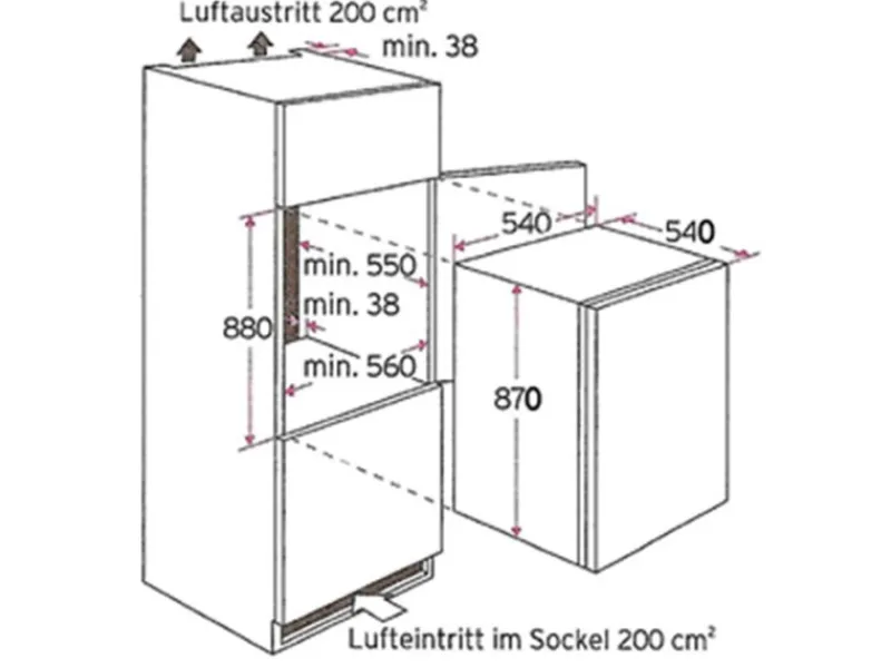 Clearance Held Möbel Küchenzeile Mailand 330 cm -Weiß Matt mit E-Geräten Weiß Hochglanz