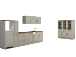 Held Möbel Landhausküchen|Einbauküchen<Küchenzeile Rom 330 cm Landhaus ohne E-Geräte