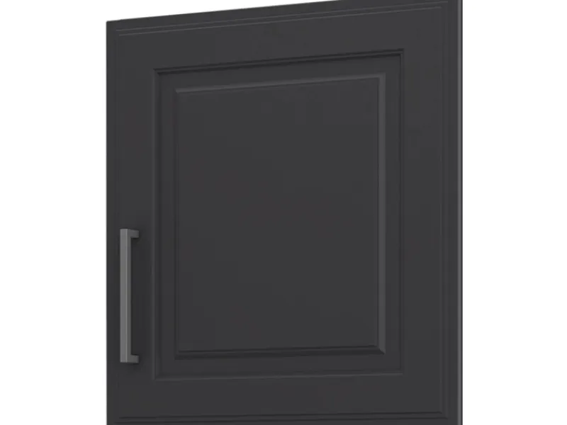 Hot Held Möbel Küchenzeile Rom 290 cm Landhaus Grau Matt mit E-Geräten Grau-Matt