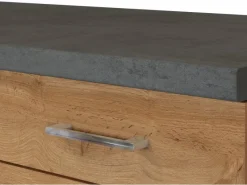 Held Möbel Winkelküchen<Küchenzeile Sorrento 210/ 270 cm Wotaneiche-Grafit o. E-Geräte Winkel