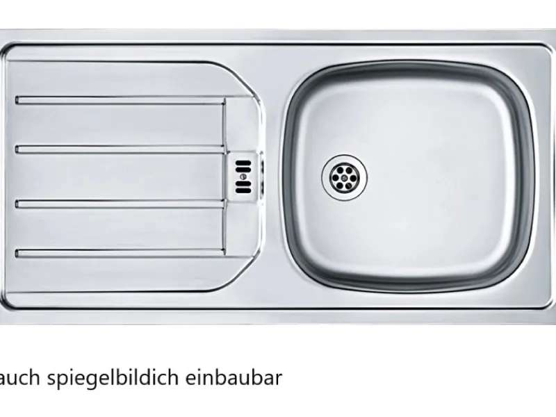 Discount Held Möbel Küchenzeile Sorrento 210 cm Wotaneiche-Grafit Winkel