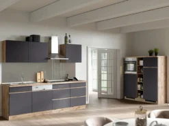 Held Möbel Küchenregale|Kochfelder<Küchenzeile Turin 390 cm mit E-Geräten