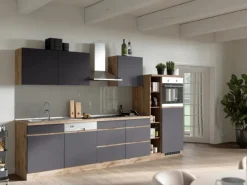 Held Möbel Küchenregale|Kühlschränke<Küchenzeile Turin 330 cm mit E-Geräten